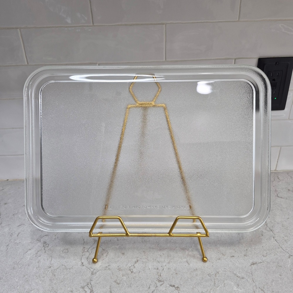 GE Spacemaker II Microwave Tray J EM31E 001 Vintage Glass Replacement